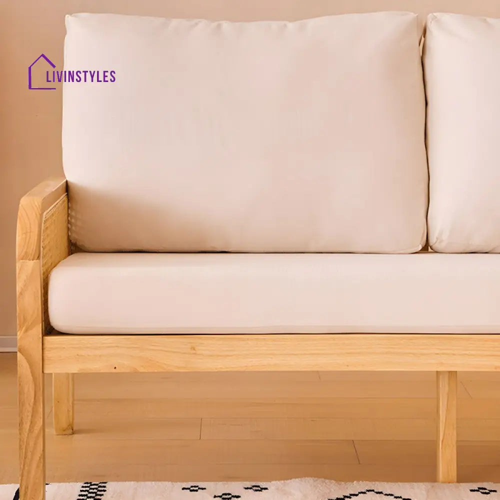 Yojita Solid Wood 3 + 2 + 1 Sofa Set for Living Room