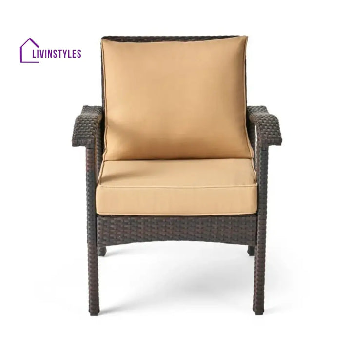 Yoko Brown 8 Seater Outdoor Wicker Conversation Set - Sofa Set