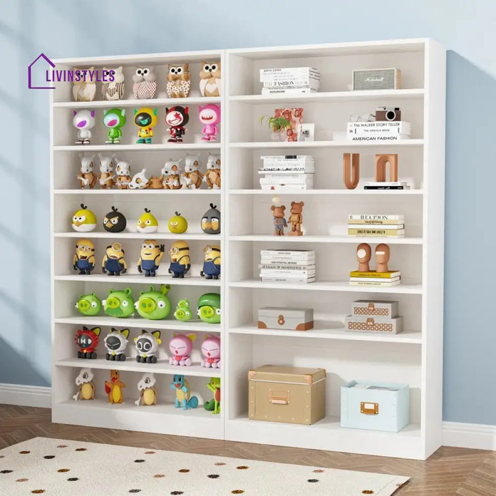 Yulia Engineered Wood Bookshelves | Bookshelf for Living Room | Bedroom | Drawing Room | Study Room