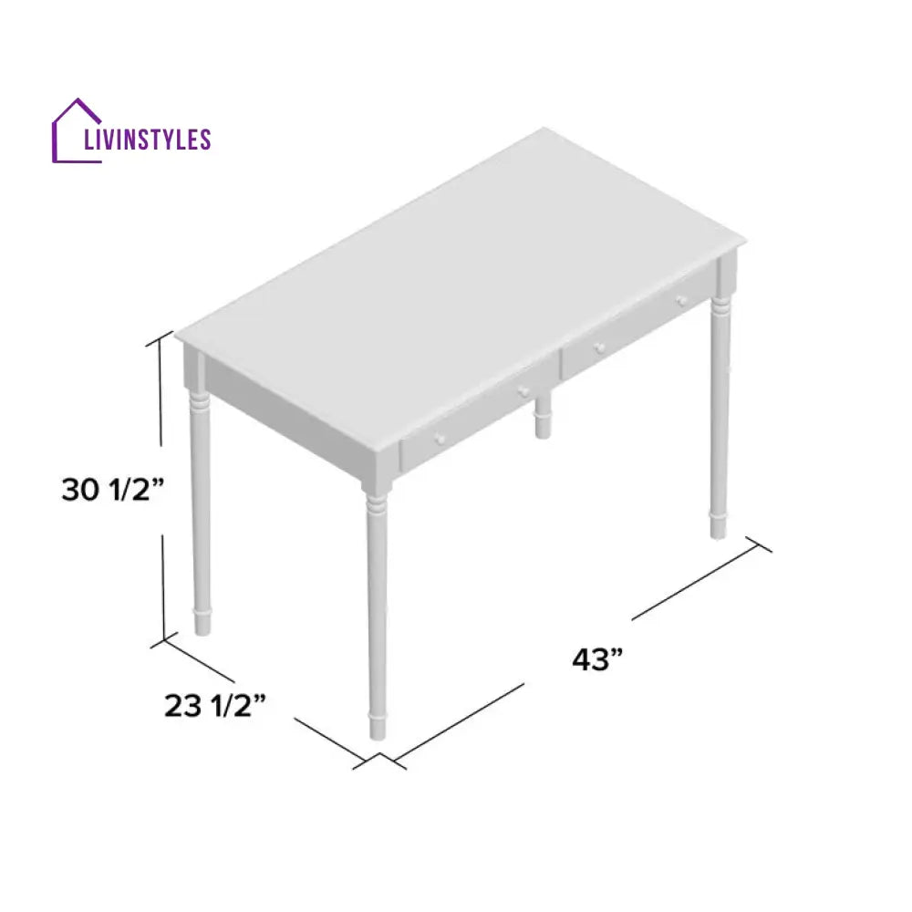 Yulia Solid Sheesham Wood Study Table for Students