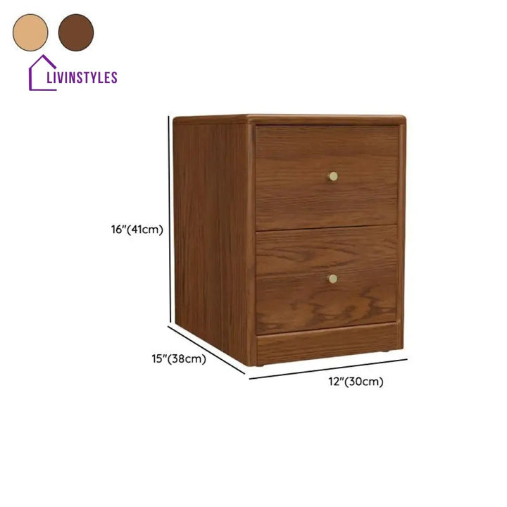 Yulia Solid Walnut Wood Chest of Drawers for Luxury Homes