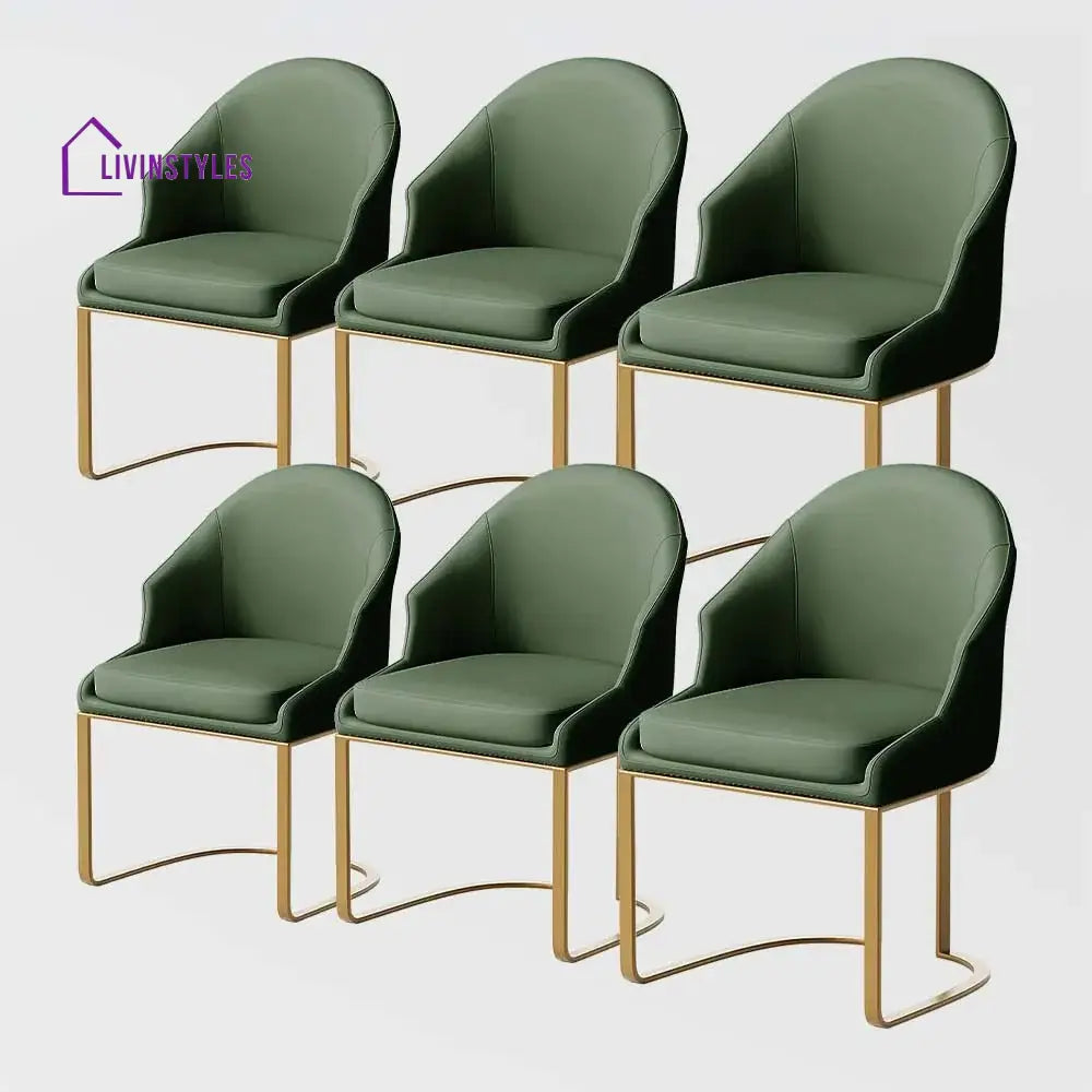 Yuri 7 Piece Modern Luxury Glass Kitchen Table Set