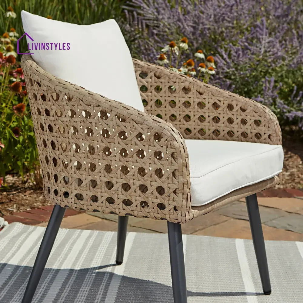 Yuri Outdoor Patio Seating Set 2 Chairs and 1 Table Set (Honey) - Coffee Table Sets