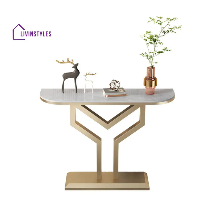 Yuri Stainless Steel Console Table for Living Room