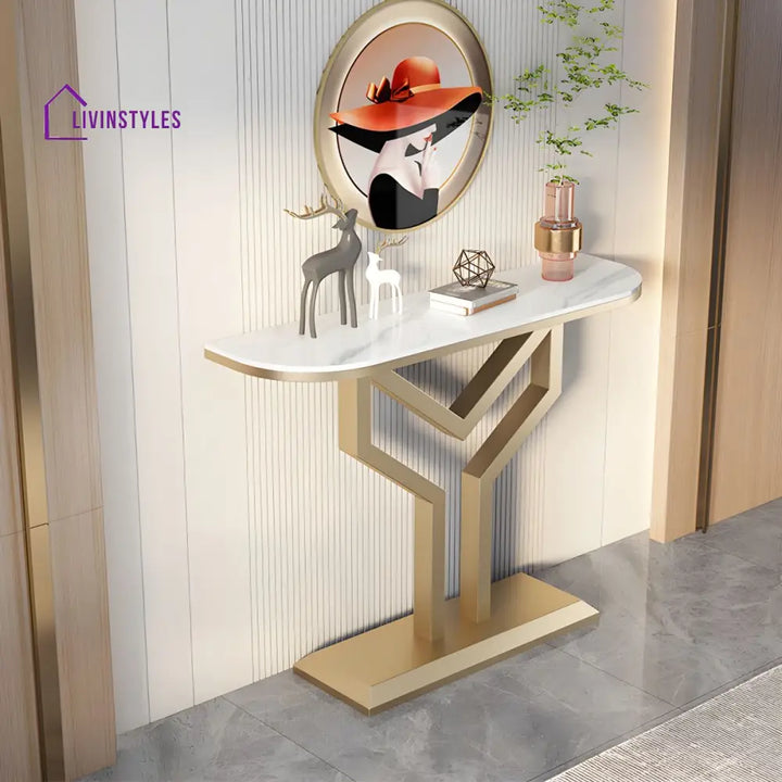Yuri Stainless Steel Console Table for Living Room