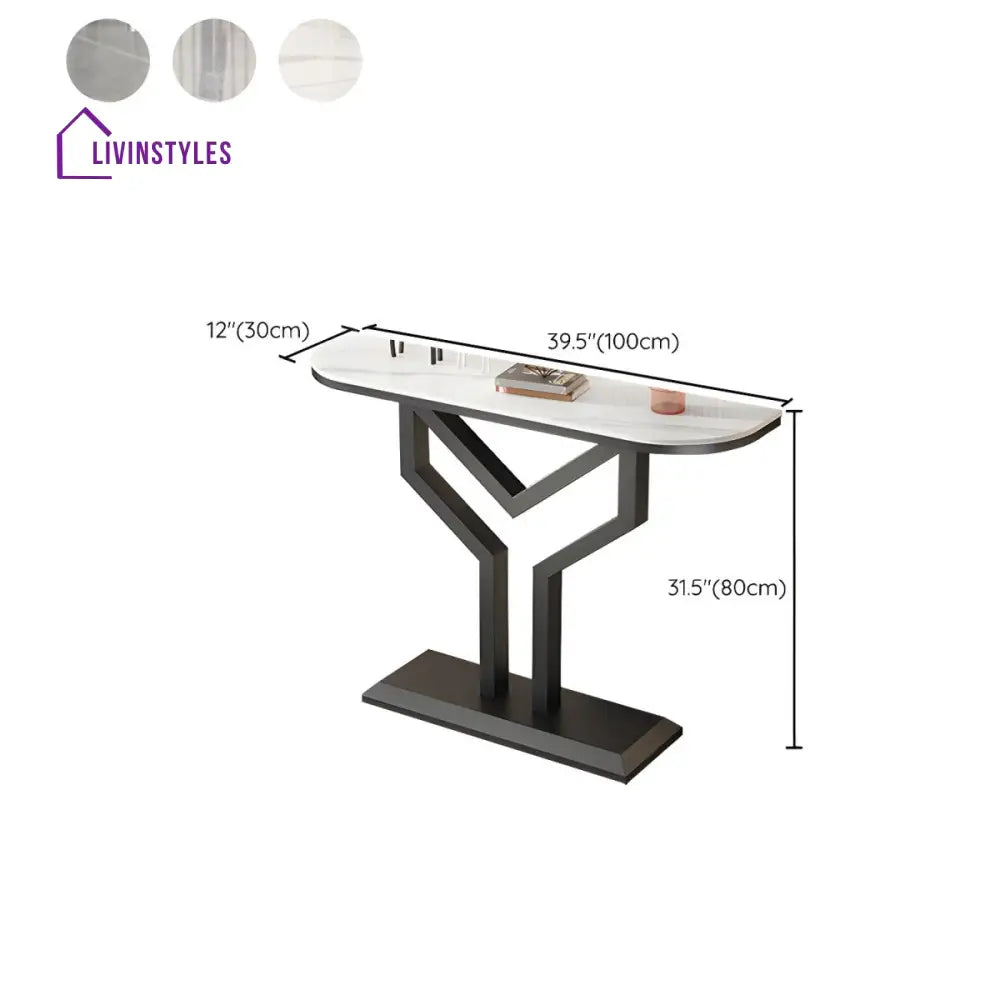 Yuri Stainless Steel Console Table for Living Room
