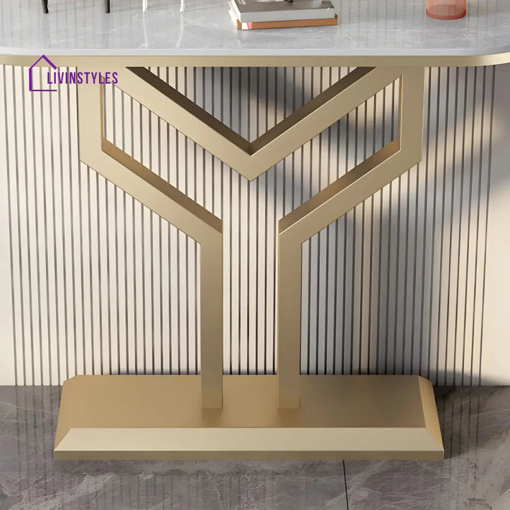 Yuri Stainless Steel Console Table for Living Room