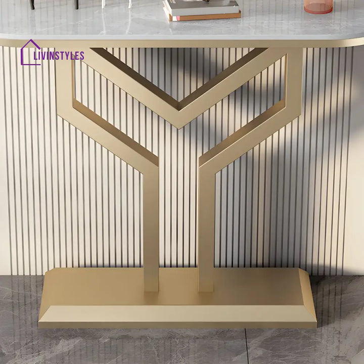 Yuri Stainless Steel Console Table for Living Room