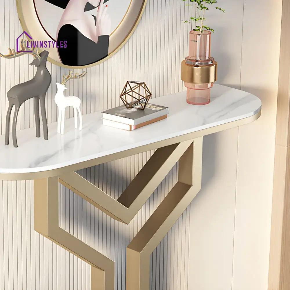 Yuri Stainless Steel Console Table for Living Room