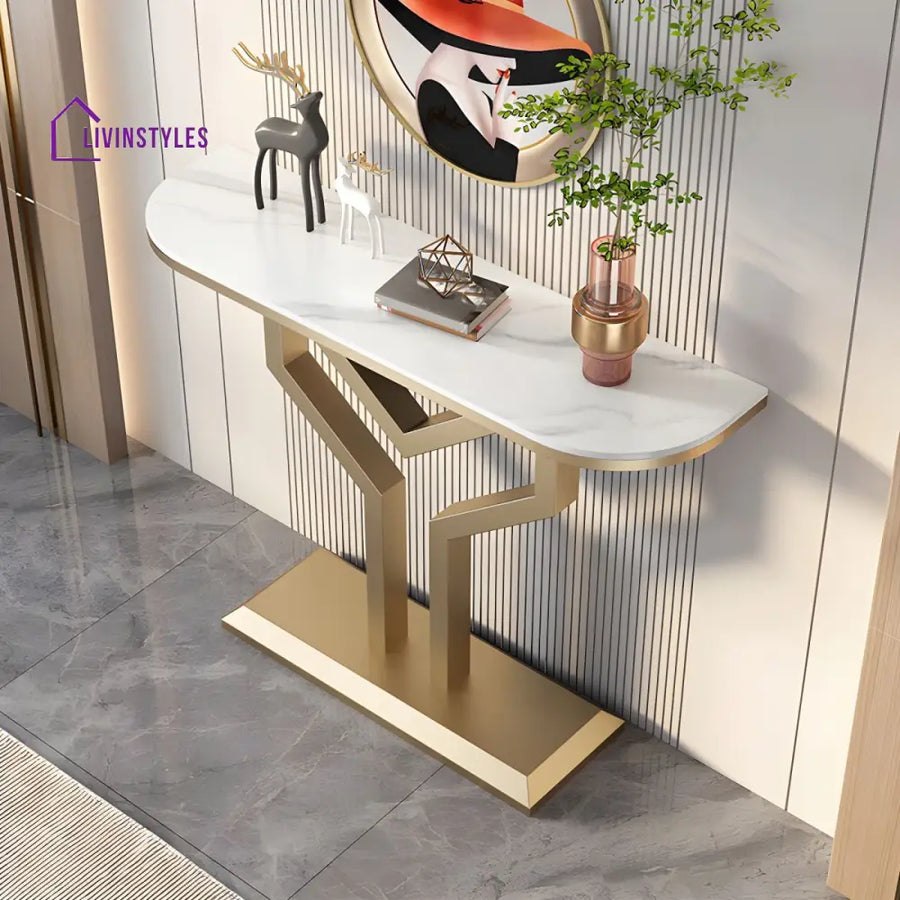 Yuri Stainless Steel Console Table for Living Room