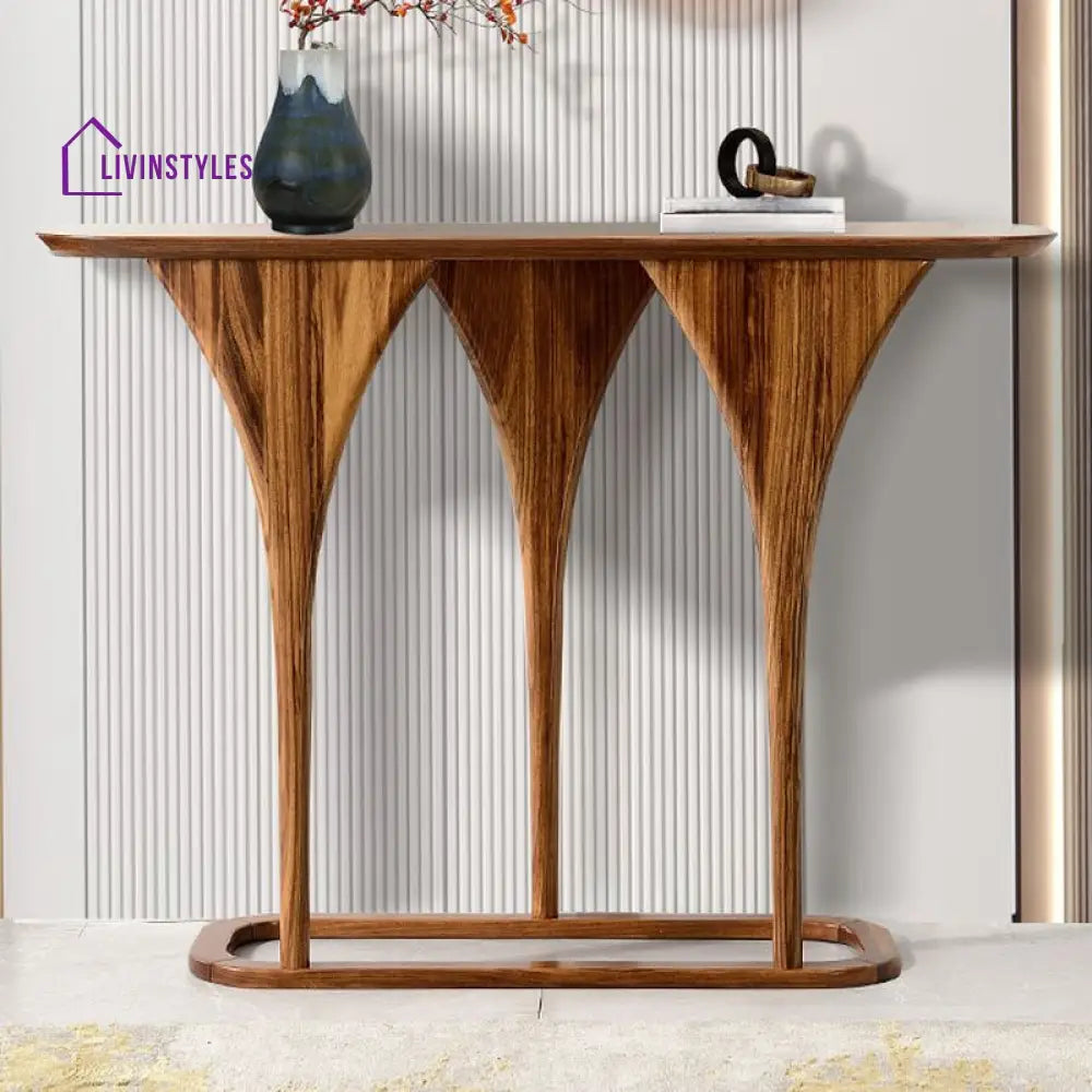 Yush Solid Wood Living Room Console Table