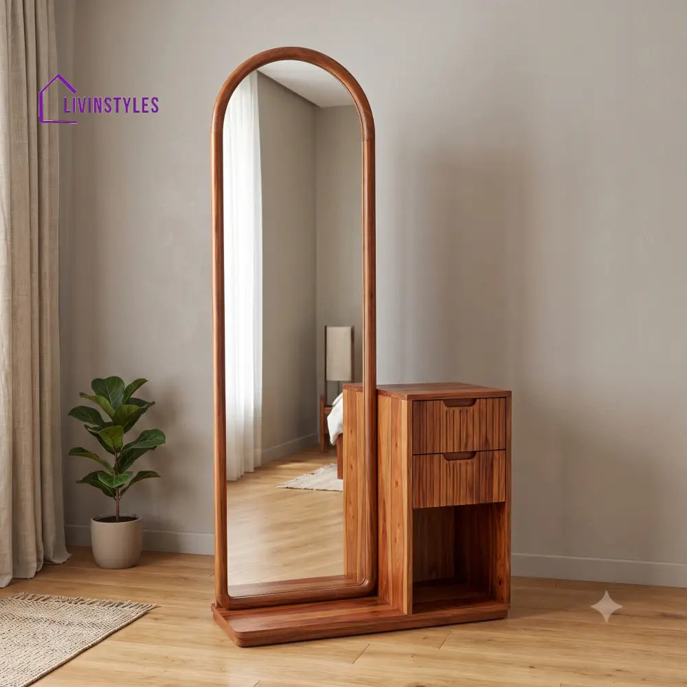 Yvette Premium Solid Wood Dressing Table for Bedroom | New Designer Dressing Unit