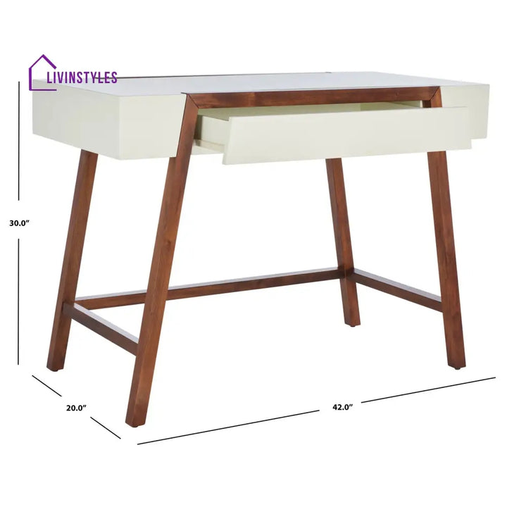 Zahar Solid Wood Study Table for Students