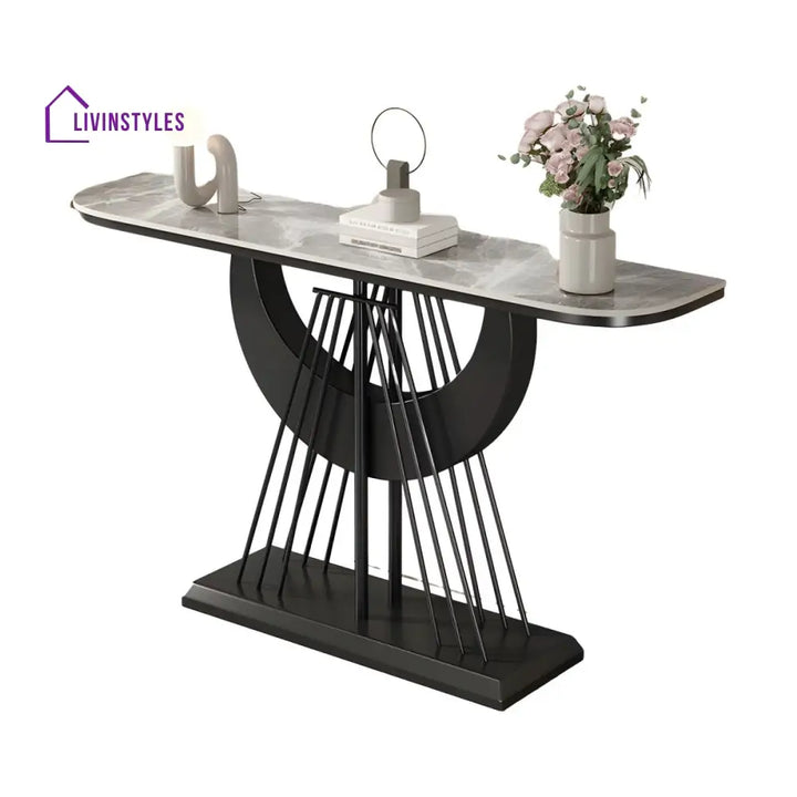 Zaidan Stainless Steel Living Room Console Table
