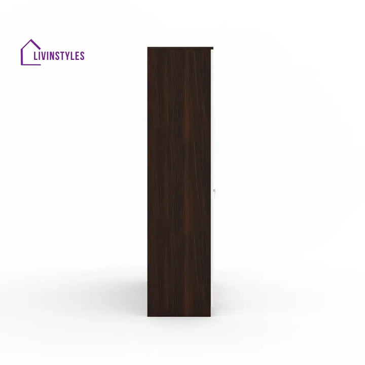 Roman 4 Door Mirror Wardrobe (Walnut / White) Home Furniture