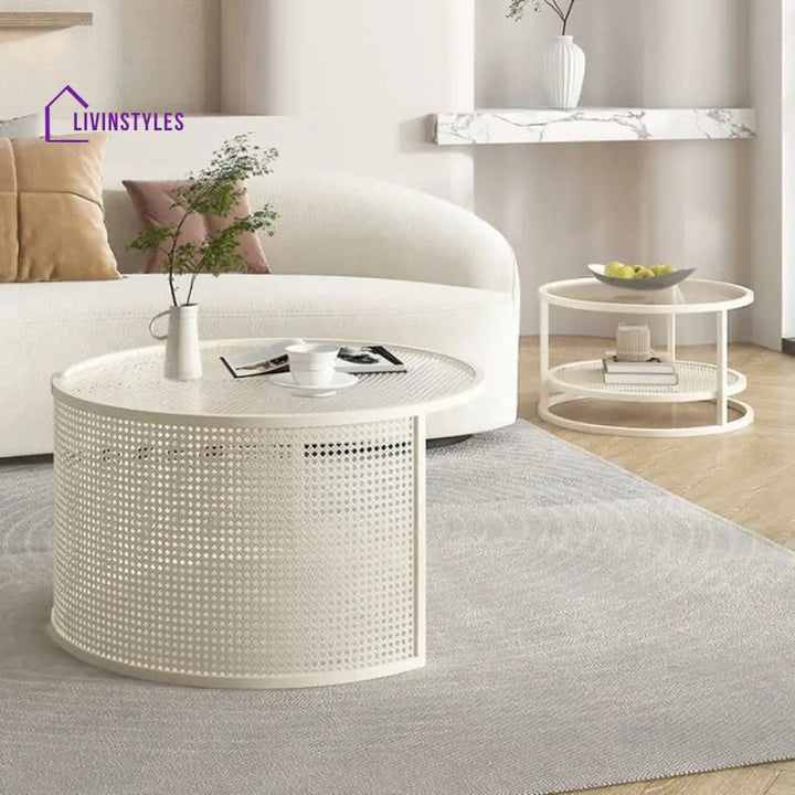 Zarnika Stainless Steel Frame Coffee Table for Living Room