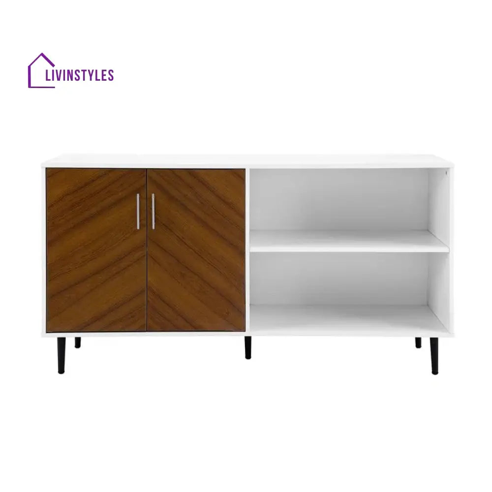 Zaylee Wooden Finish Tv Unit Stand for Living Room