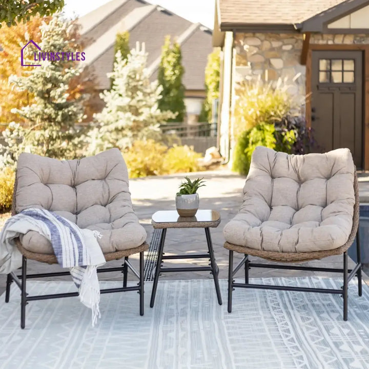 Zhen 3 Piece Garden Outdoor Patio Furniture Set - Patio Set