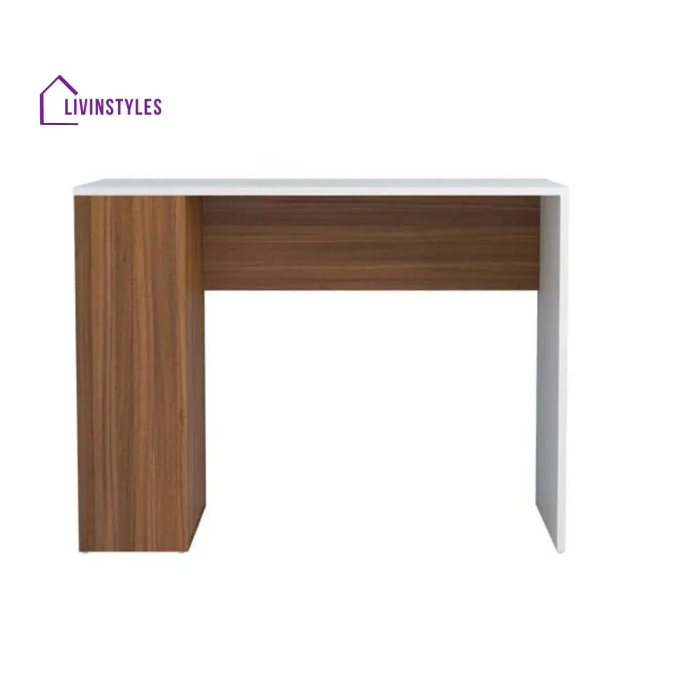 Zinaida Study Table with Side Shelves