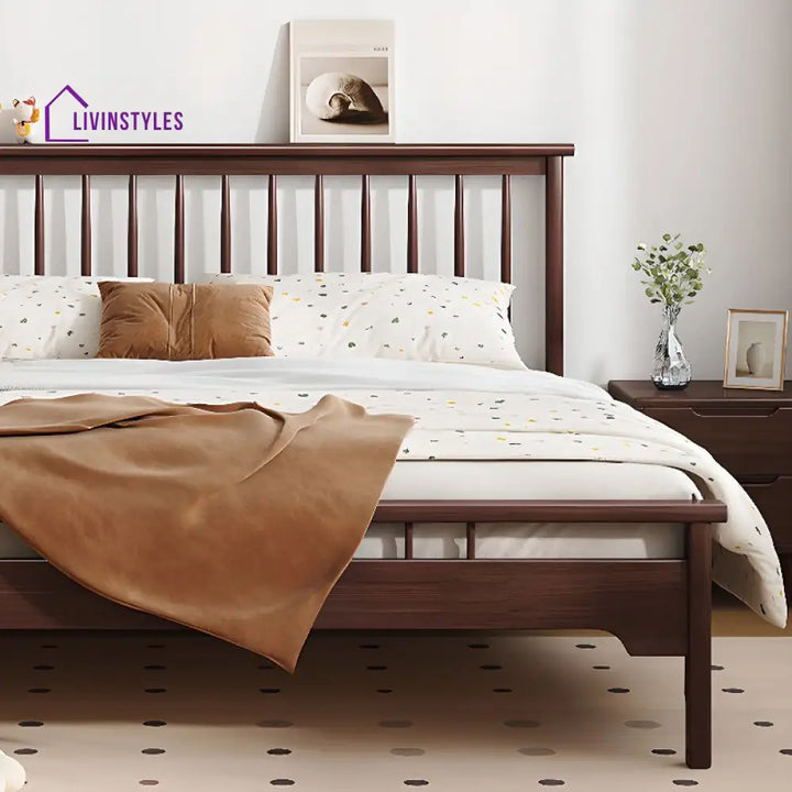 Ziva Solid Wood Bed Without Storage