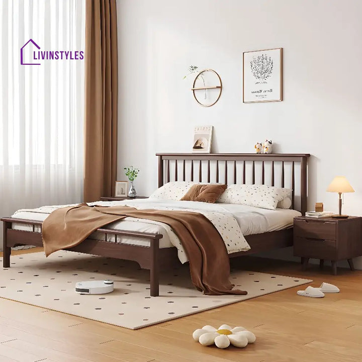 Ziva Solid Wood Bed Without Storage