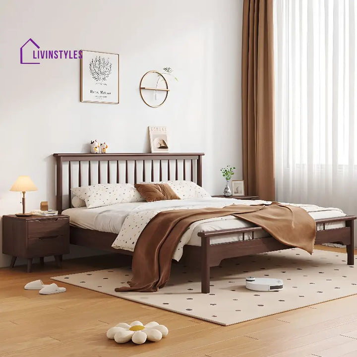Ziva Solid Wood Bed Without Storage