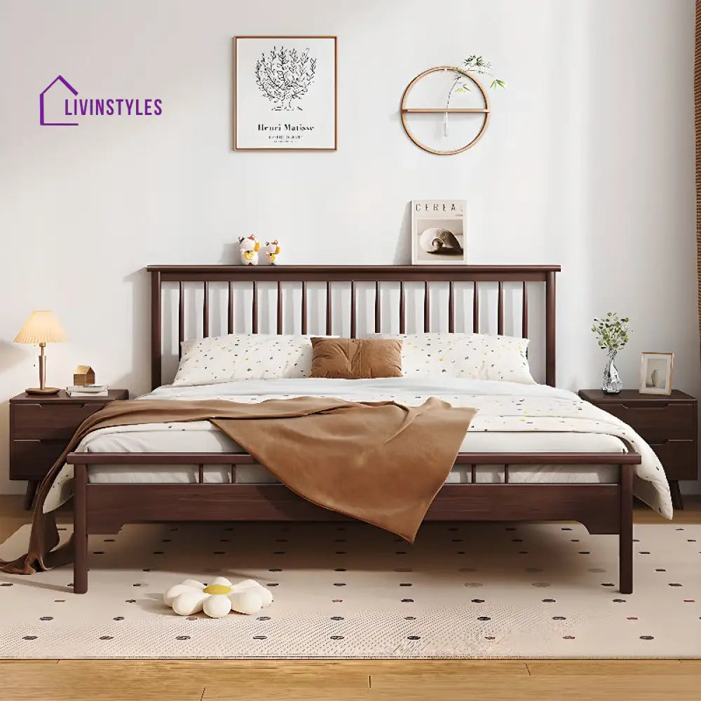 Ziva Solid Wood Bed Without Storage