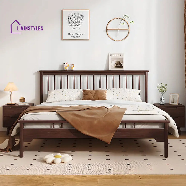 Ziva Solid Wood Bed Without Storage