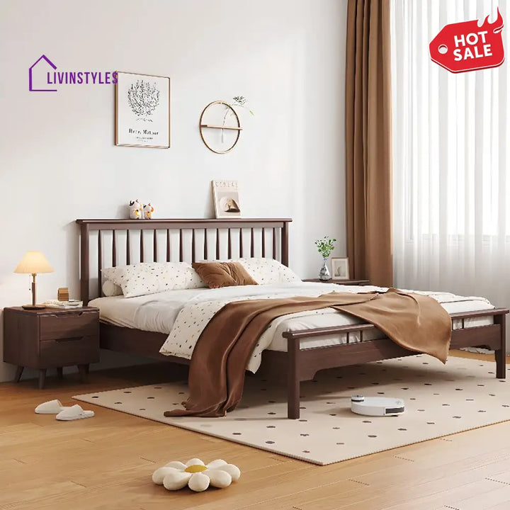 Ziva Solid Wood Bed Without Storage