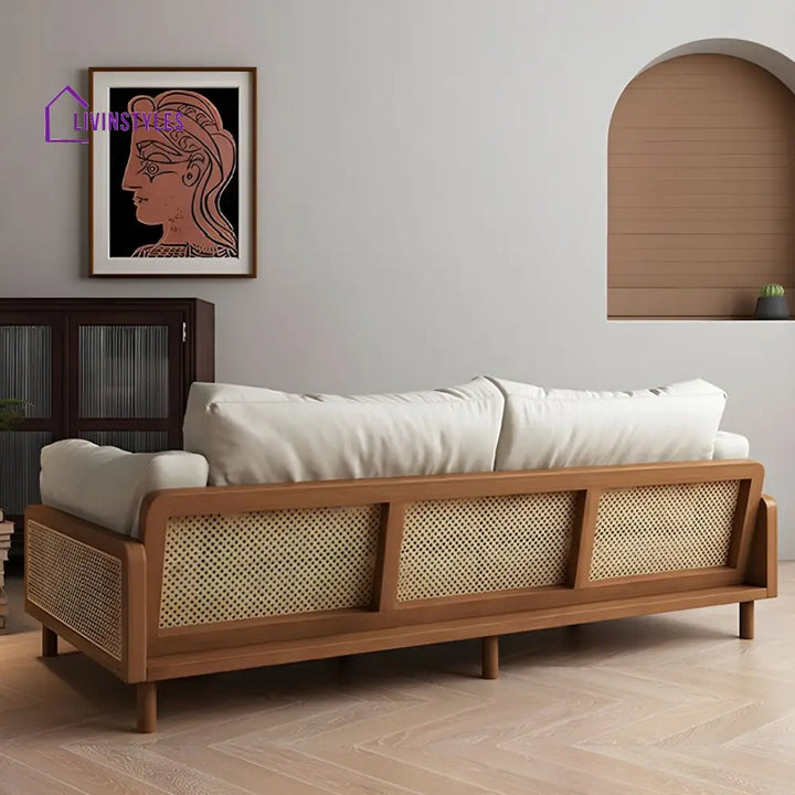 Ziyaara Solid Wood 3 + 2 + 1 Sofa Set for Living Room