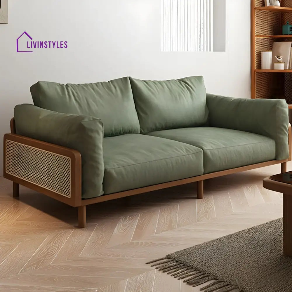 Ziyaara Solid Wood 3 + 2 + 1 Sofa Set for Living Room