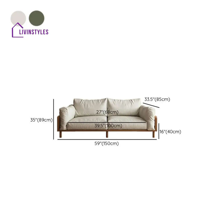 Ziyaara Solid Wood 3 + 2 + 1 Sofa Set for Living Room