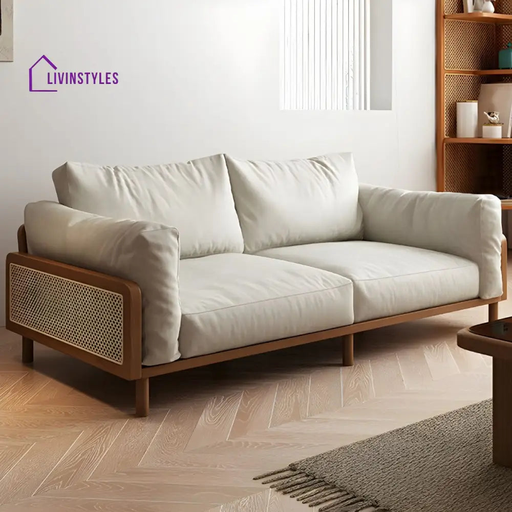 Ziyaara Solid Wood 3 + 2 + 1 Sofa Set for Living Room