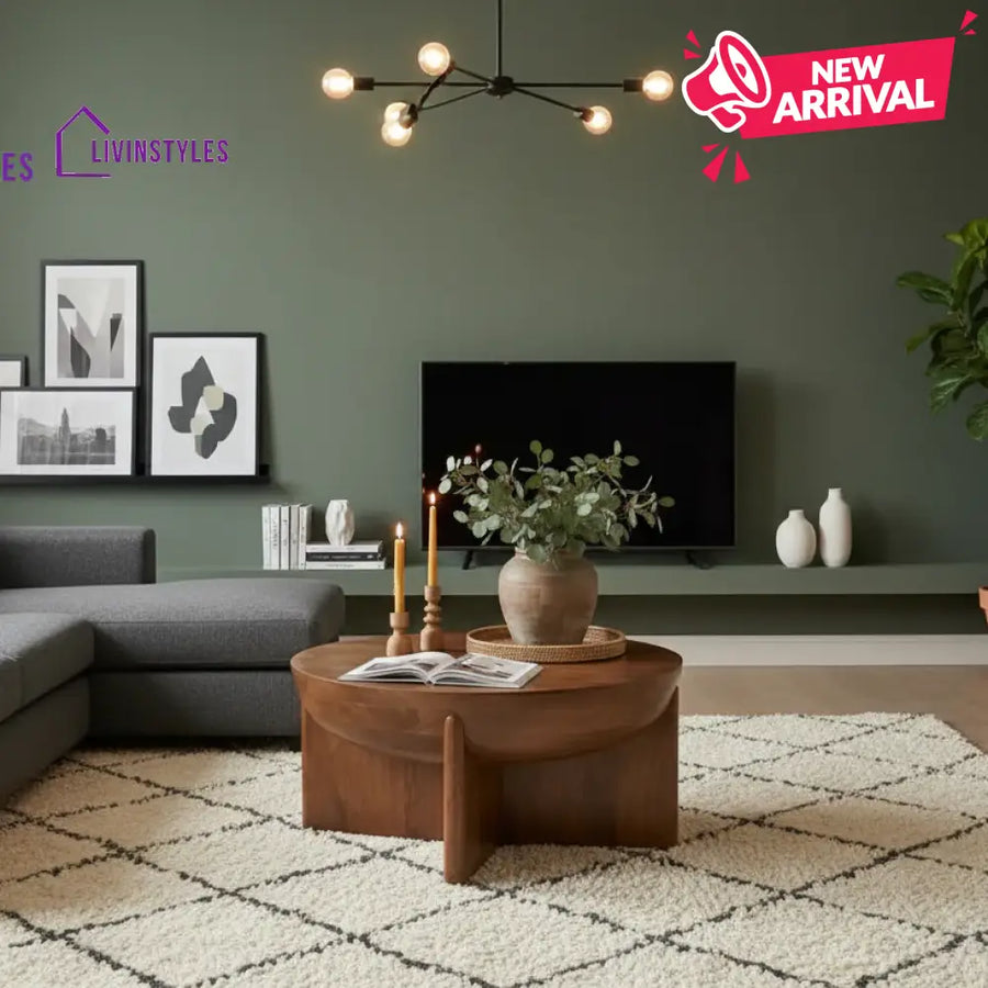 Delta Coffee Table - Mango Wood - Cool Walnut - Furniture