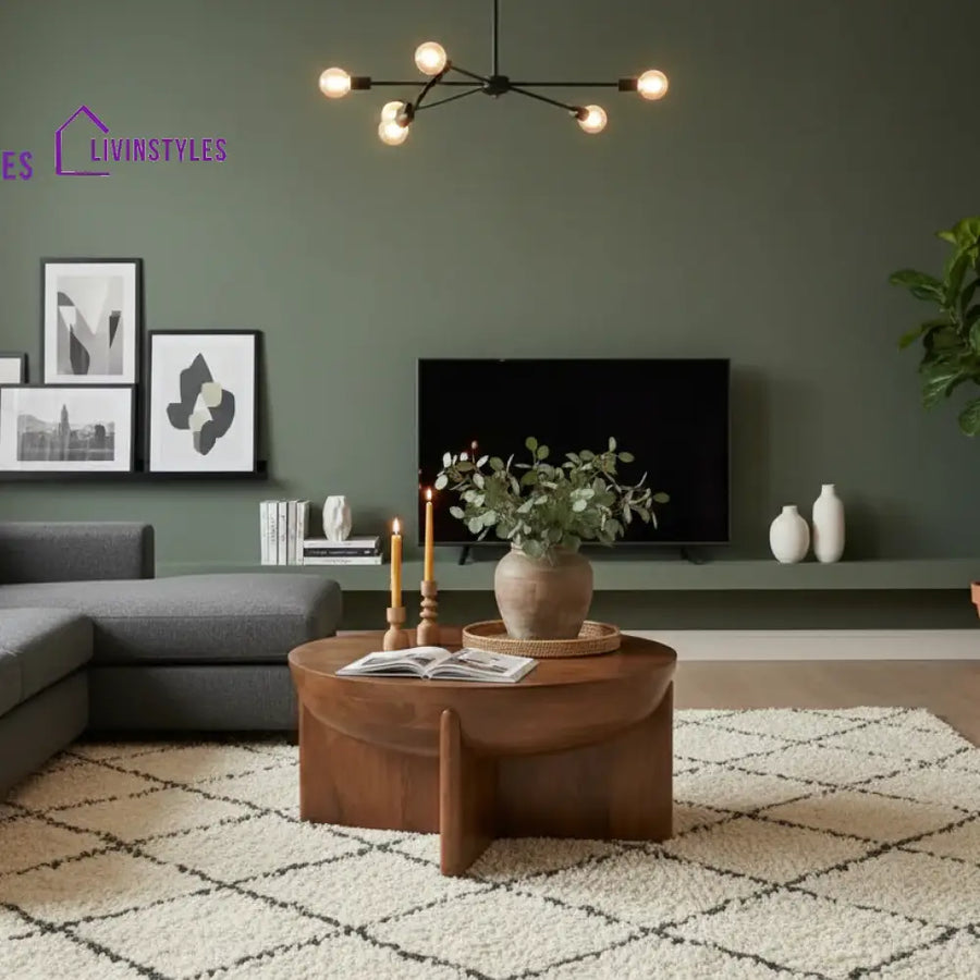 Delta Coffee Table - Mango Wood - Cool Walnut - Furniture