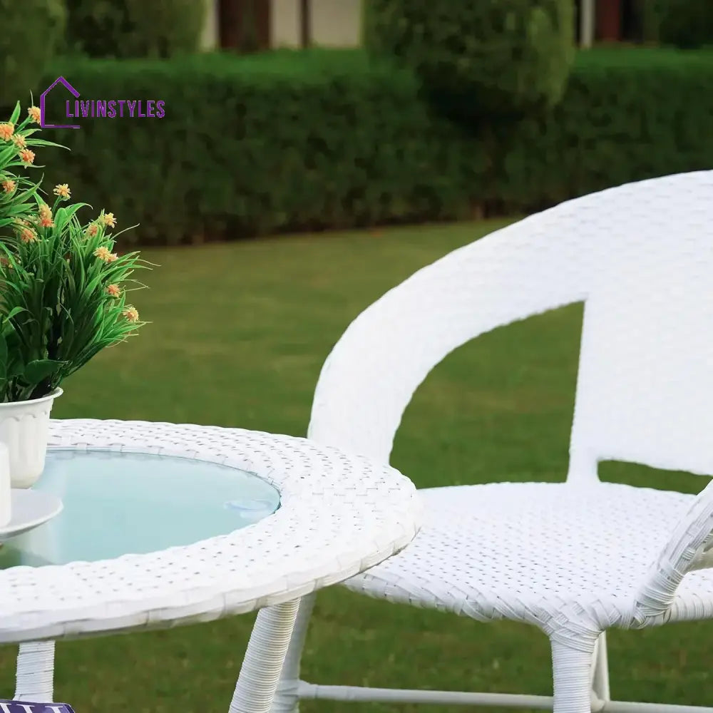 Zohra 3-Piece Outdoor Rattan Wicker Patio Bistro Set Patio Set