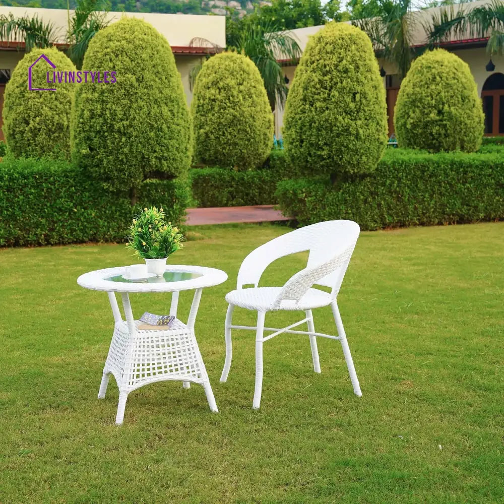 Zohra 3-Piece Outdoor Rattan Wicker Patio Bistro Set Patio Set