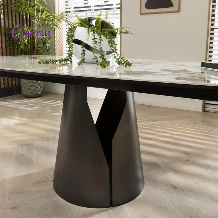Zoya 8 Seater Ceramic Dining Table Dining Room / Dining Tables