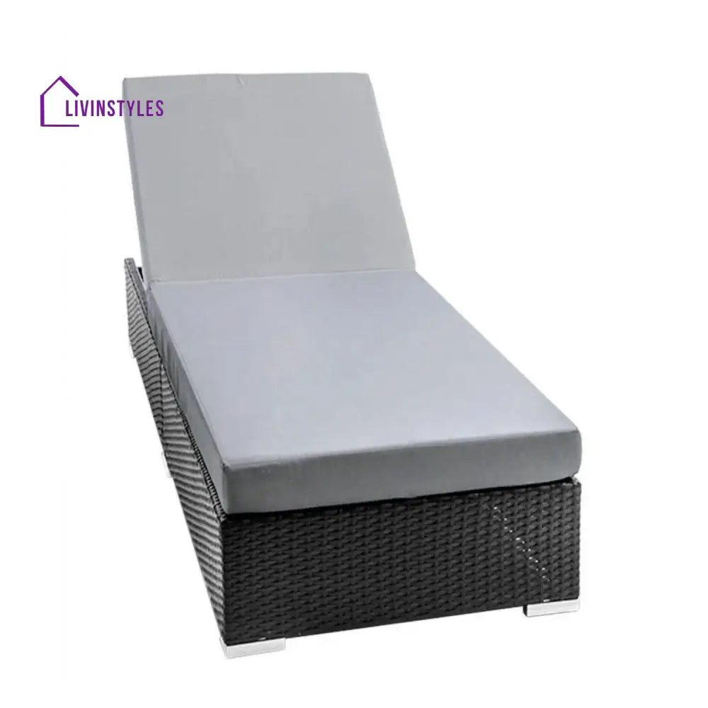 Zoya Outdoor 2-Piece Chaise Lounge Chair with Adjustable Settings and Cushions - Lounger Set